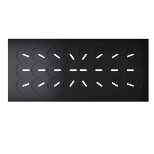 Black White Kinetic Art Clock – On Time 24 Luxury Wall Clock