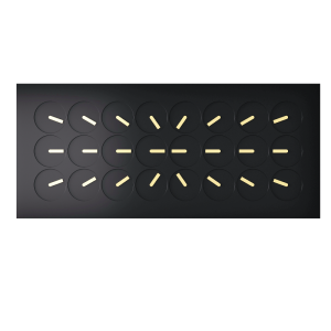 Black Gold Kinetic Art Clock – On Time 24 Luxury Wall Clock