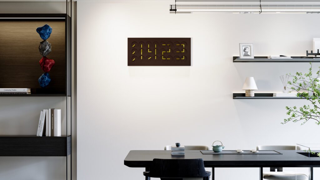 ON TIME 24 installed in an interior