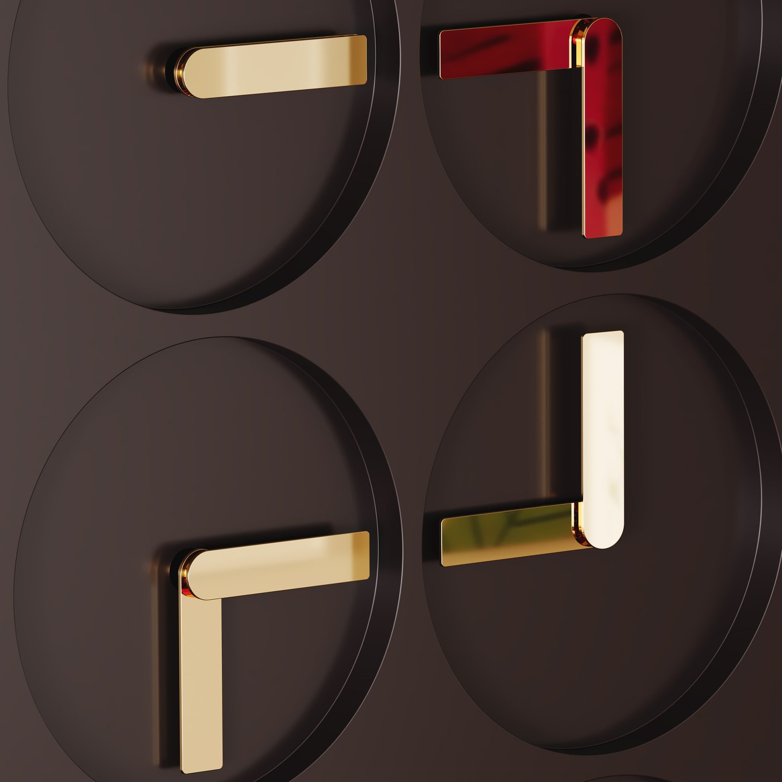 Precision finished clock hands