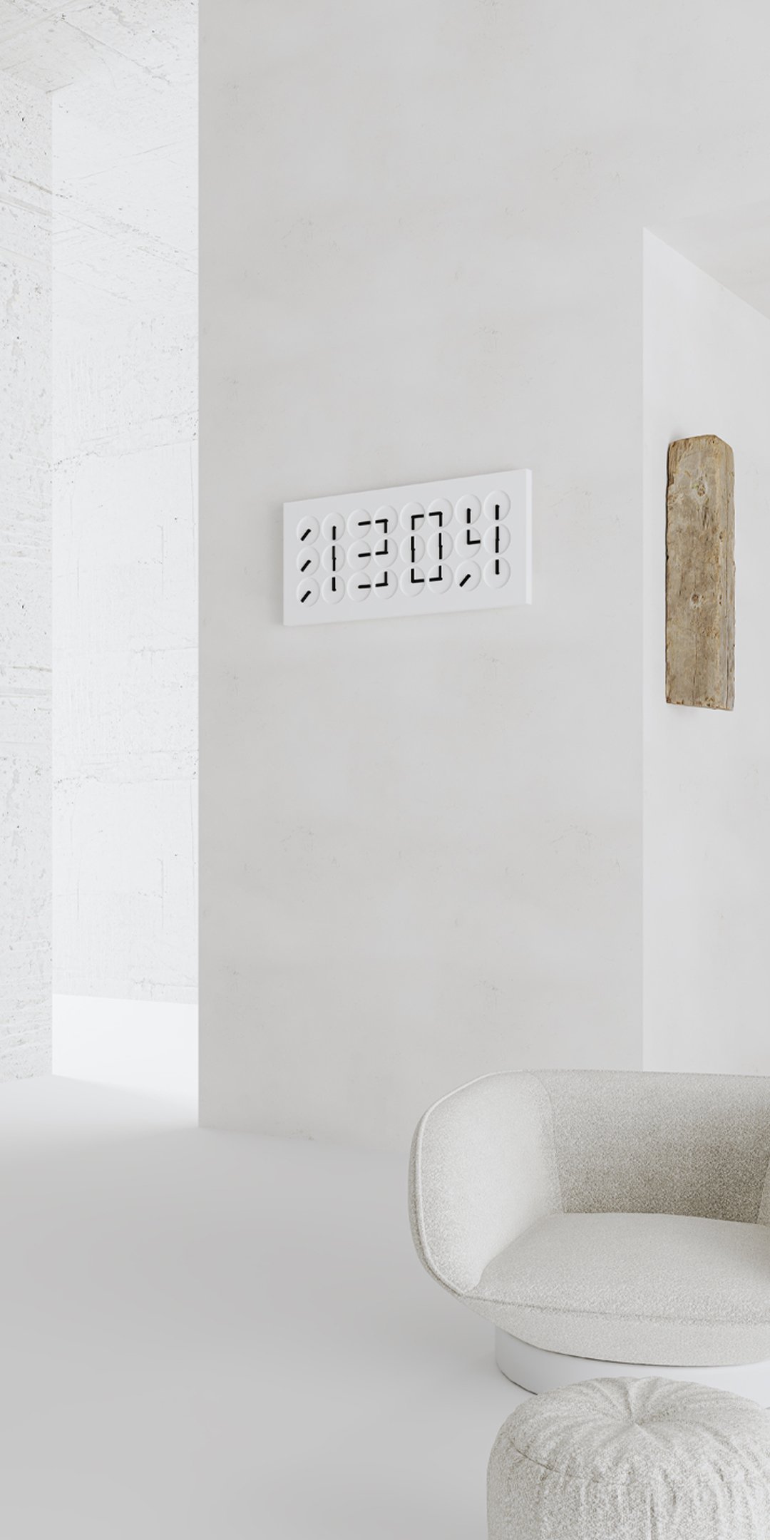 ON TIME 24 kinetic wall clock
