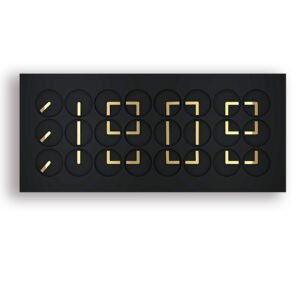 ON TIME 24 — Black Stone / Gold Hands