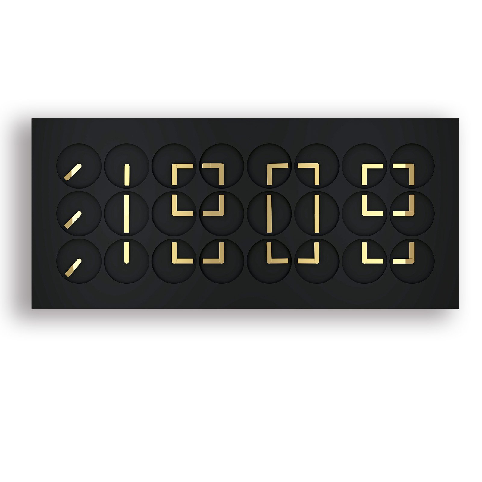 ON TIME 24 — Black Stone / Gold Hands