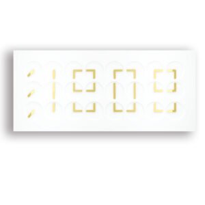 ON TIME 24 — White Stone / Gold Hands